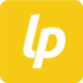 Liberapay logo white-on-yellow.svg